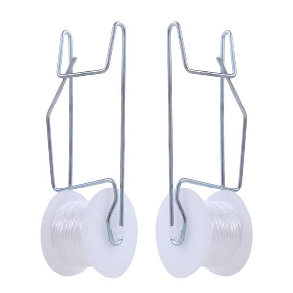

hooks & rails 2pcs garden tomato trellis rollerhook vegetable planting support clamps cli