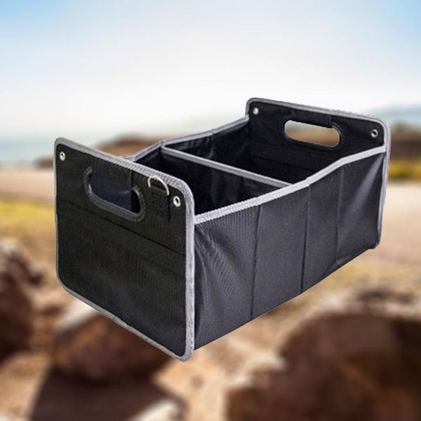 

car organizer trunk toys food storage container bag box styling accessories (black)