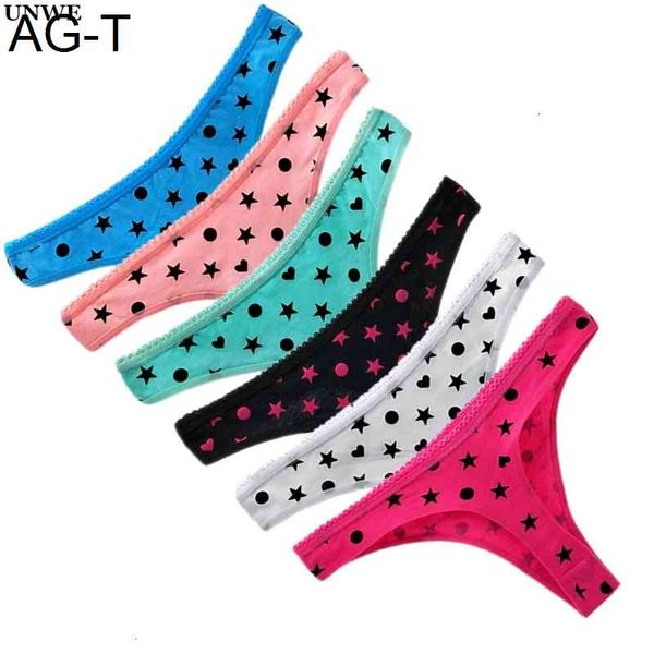 

pack 6 pcs seamless tanga women cotton thong underwear lady lingerie twill panties for lady/gilrs sweet g-string briefs, Black;pink