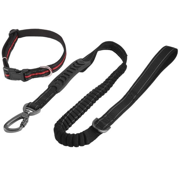 

dog collars & leashes 2 in 1 multi-functional flexible retractable pet leash traction rope sport collar dogs harnesses products