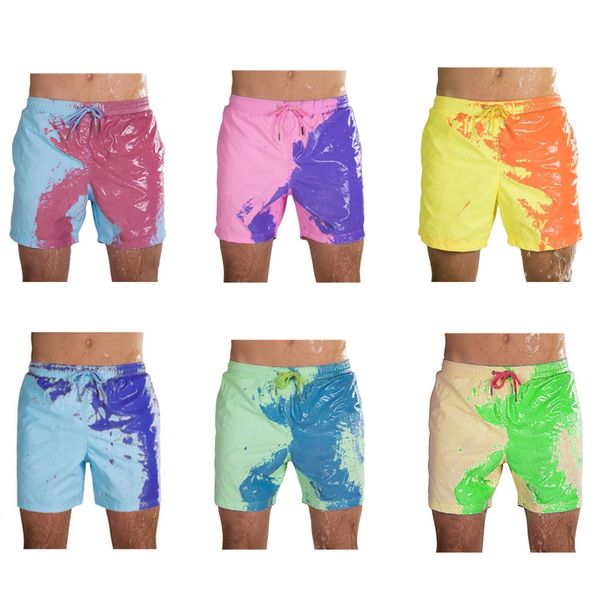 

mens swimsuits swimwear printed drawstring swimming surfing shorts fast drying sportswear discoloration in water