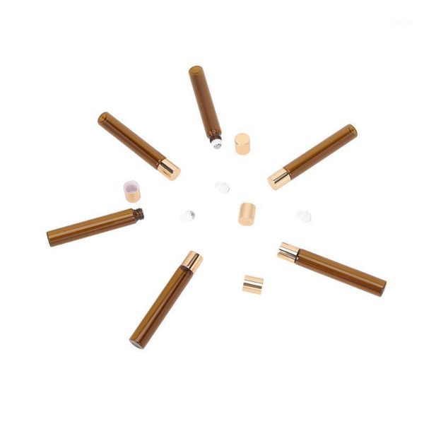 

storage bottles & jars 12pcs 10ml small essential oil bottle cosmetics glass roller