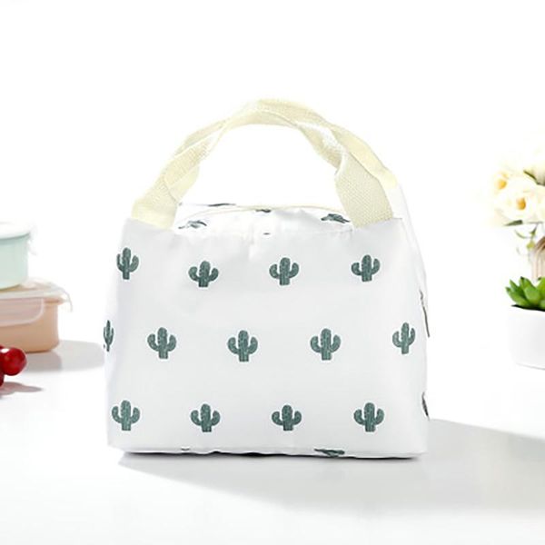 

storage bags lunch bag insulated cold stripe picnic carry case thermal portable box bento pouch container food tote