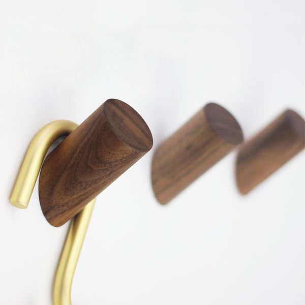 

robe hooks nordic solid wood coat hook wall hanging modern storage decorative door back bathroom accessories long