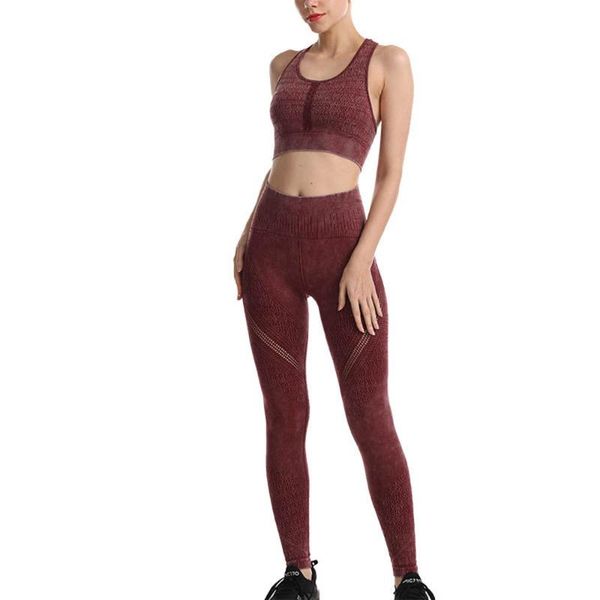 

yoga outfit 2pcs seamless women tracksuit set workout sportswear gym clothing fitness running suits jogging high waist sports leggings