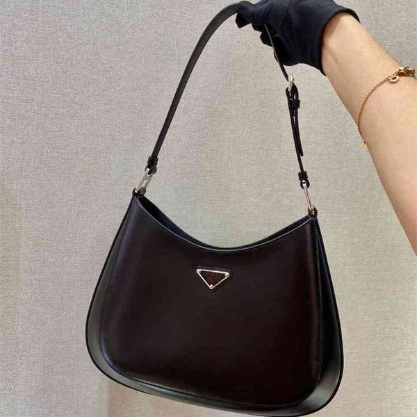 

p's cleo mid ancient axillary hobo one shoulder stick bag bright leather flap handbag women's bag fashion