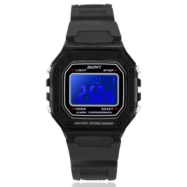 

wristwatches men watches 2021 fashion luxury led digital electronic wristwatch life waterproof male sport military watch gifts reloj, Slivery;brown