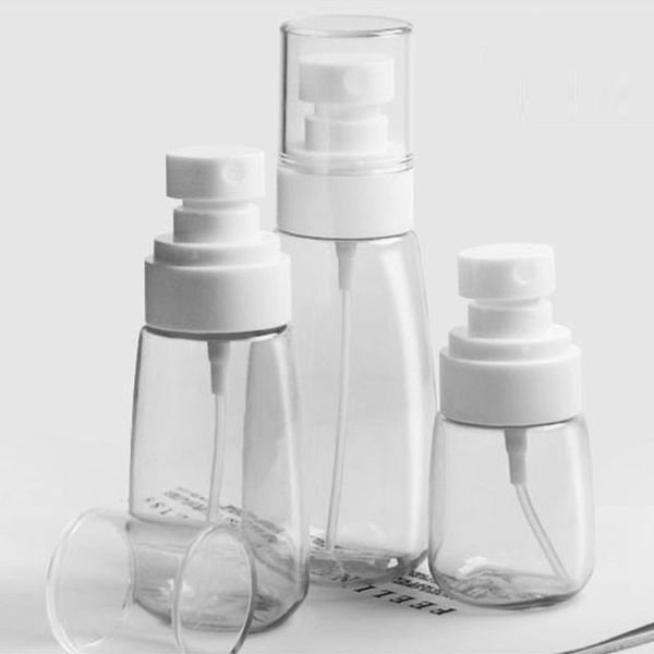 

pack transparent empty spray bottles 30ml/60ml/100ml plastic perfume travel bottle refillable container storage & jars