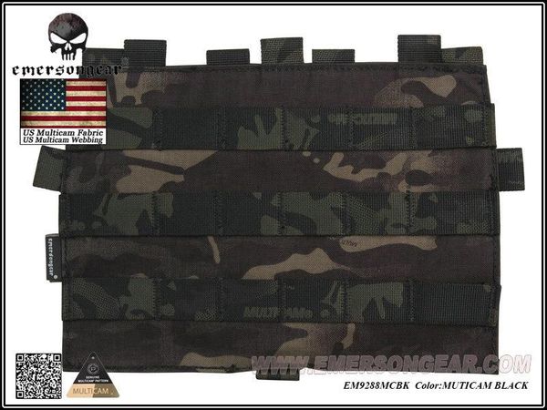 

emersongear molle panel for:avs jpc2.0 vest hunting vests accessories em9288mcbk multicam black back support, Black;blue