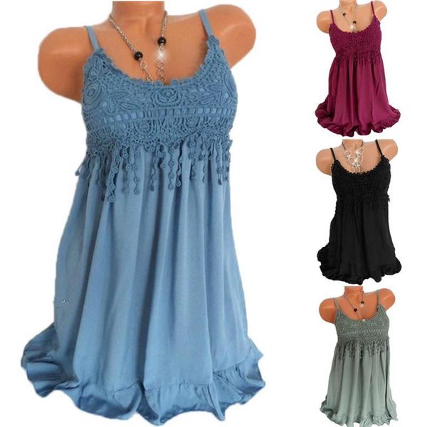 

casual dresses lace crochet dress women strap u neck tassel flounce vestidos lady summer beach sleeveless sundress, Black;gray