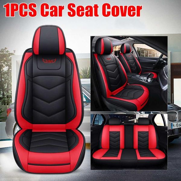 

1pcs universal car seat covers set front rear leather cushion chair seats protector mat accessories 4 season