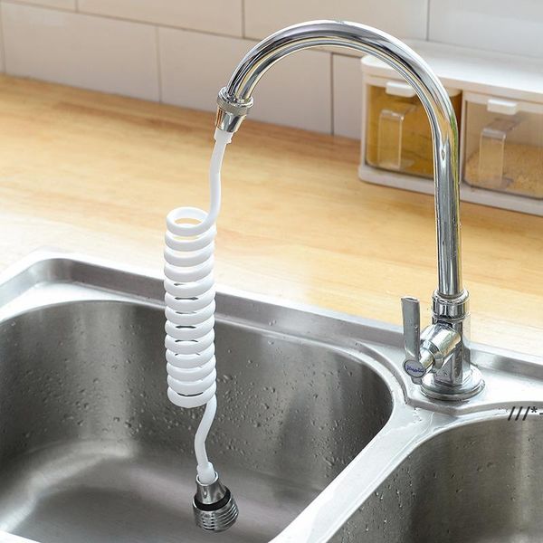 Newhome strumento rubinetto da cucina prolunga tubo lungo doccia schiumogena retrattile portatile LLD11612