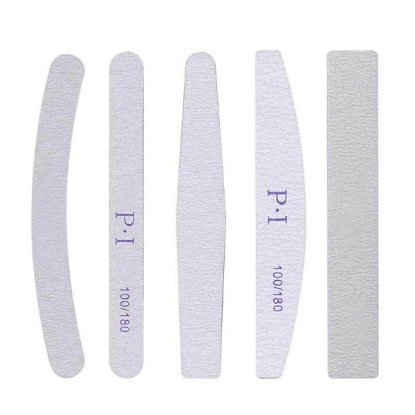 

nail files 5 pcs professional file 100/180 semicircle coarse sand degumming accessories manicure supplies