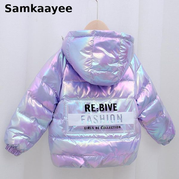 

down coat 4-13y children jacket kids winter girls boys outerwear hooded parkas baby clothes toddler warm waterproof clothing y55, Blue;gray
