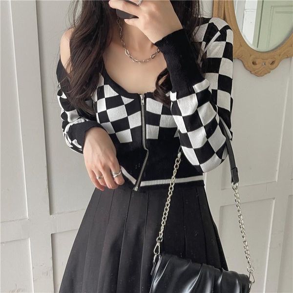 

women's knits & tees real s cost-effective student casual irregular sweater, White