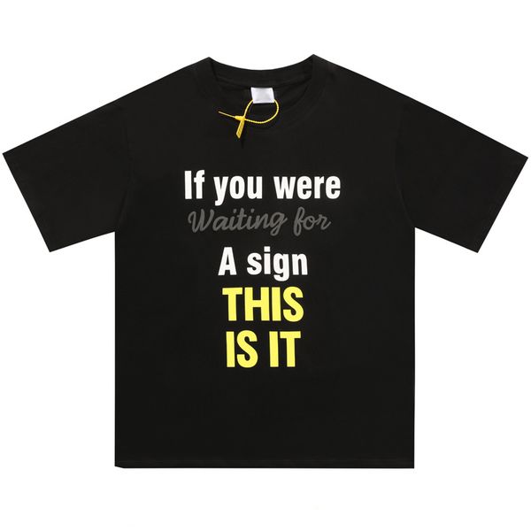 

fashion brand vetements letter printing logo men and women short sleeve shirts for men woman clothes casual tees, White;black