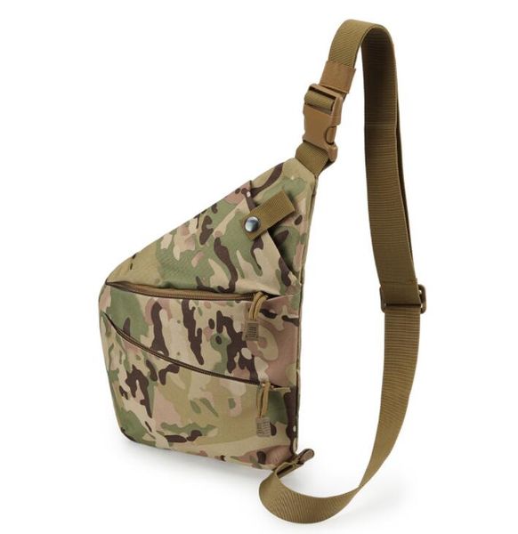 Atacado ajustável alça de ombro sling saco de tórax ao ar livre correndo ciclismo bolsas de ombro crossbody para homens mulheres táticas Molle mini mochila mochila militar daypack