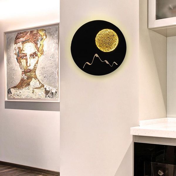 

wall lamps nordic acrylic lamp beside for living room round planet decorative creative personality bedroom