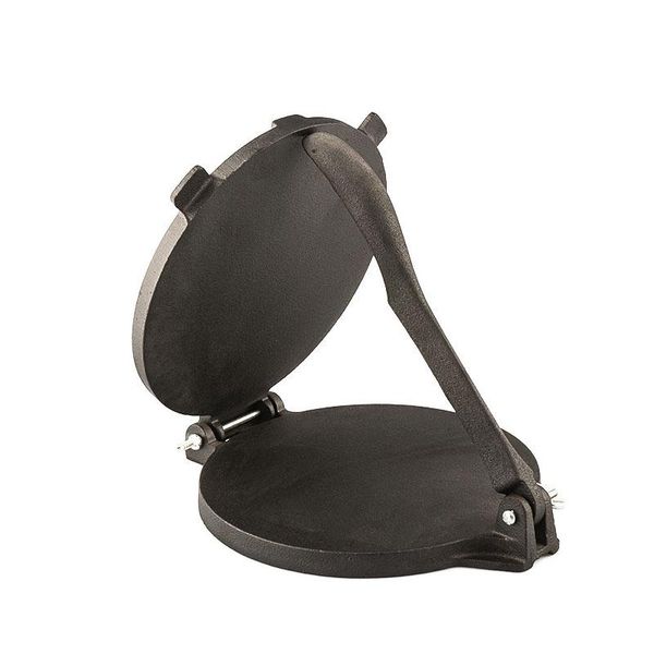 

6.5" /8"/10" cast iron mexican cake maker muffin plate round hand presser pans