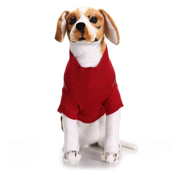 

dog apparel manufacturer direct sales christmas sweater red nose deer black pet golden autumn and winter
