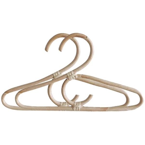 

rattan clothes hanger nordic style kids garments organizer rack children room decor hangers for & racks