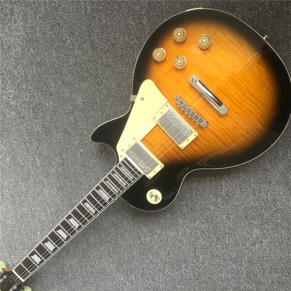 

wholesale custom shop, electric guitar, standard guitar. flame maple