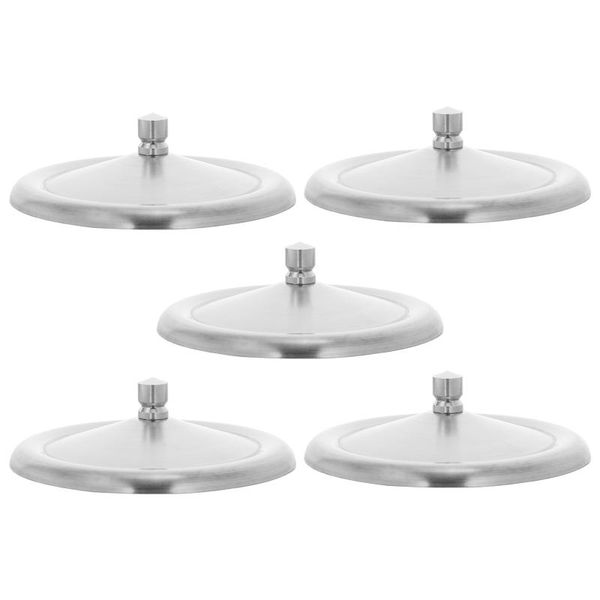 

kitchen storage & organization 5pcs corrosion resistant cup cover stainless steel lid multi-purpose mug