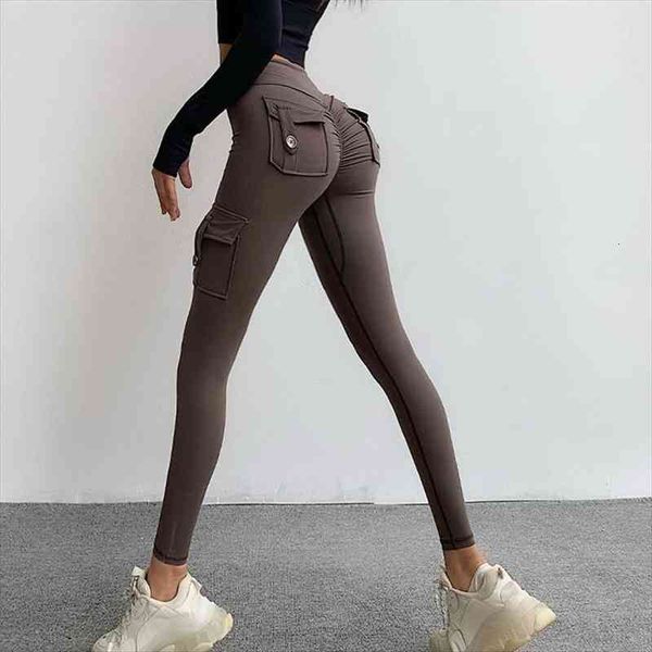 

tooling high waist elastic women leggings push up fitness female slim workout pocket leggins jeggings woman, Black