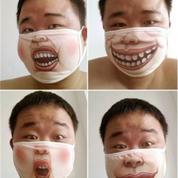 

creative personalized mouth exprsion mask dust and haze prevention