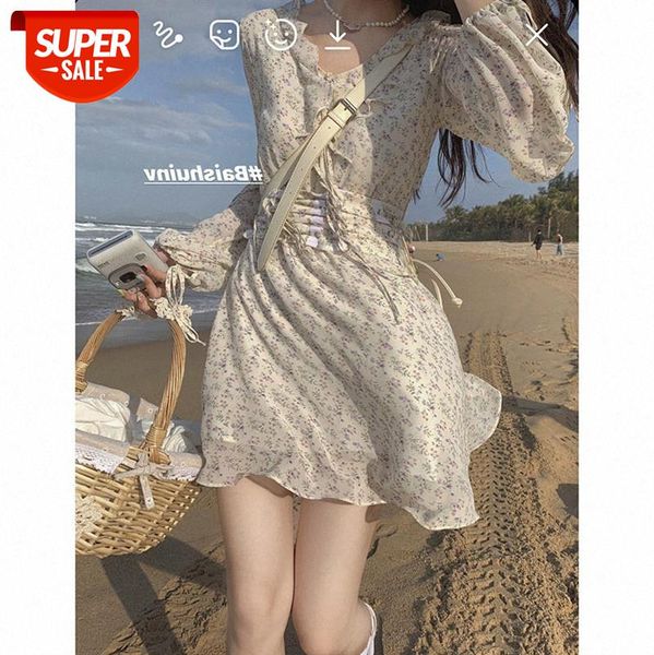 

[romantic ouni no japanese kikyo first love dress~] v-neck middle dress can be issued on behalf of #b76p, White;black