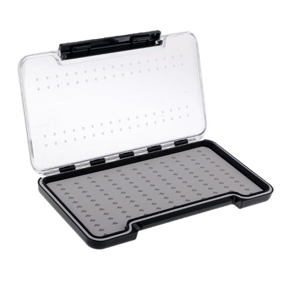 

waterproof fishing box plastic slit silicone component slim transparent lid case accessories