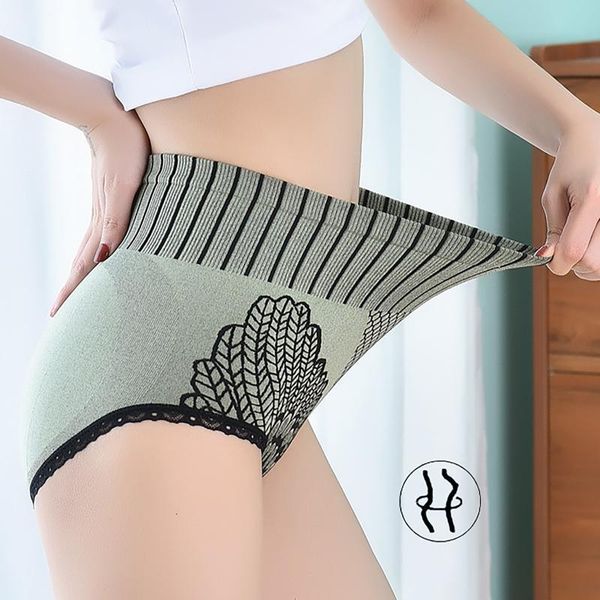 

women's panties women underpants high waist underwear cotton lace seamless body shaper briefs for seluar dalam breathe oe7d, Black;pink