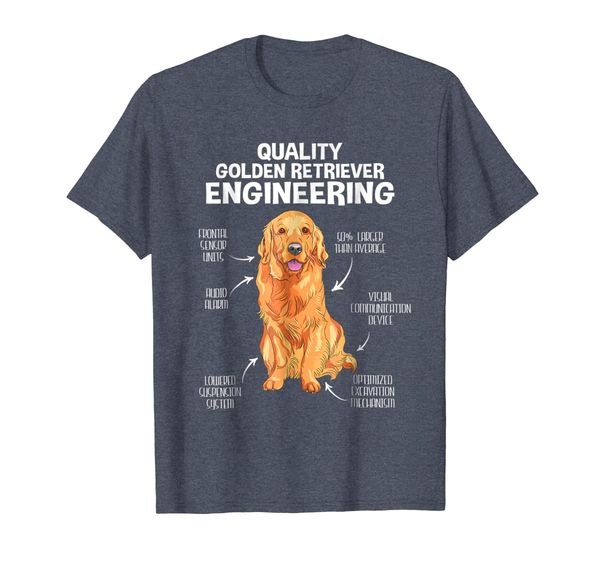 

Quality Golden Retriever Engineering Dog Lover Gift T-Shirt, Mainly pictures