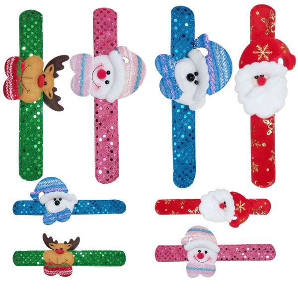 

decorations children's toy bracelet santa patting circle snowman elk patting circle