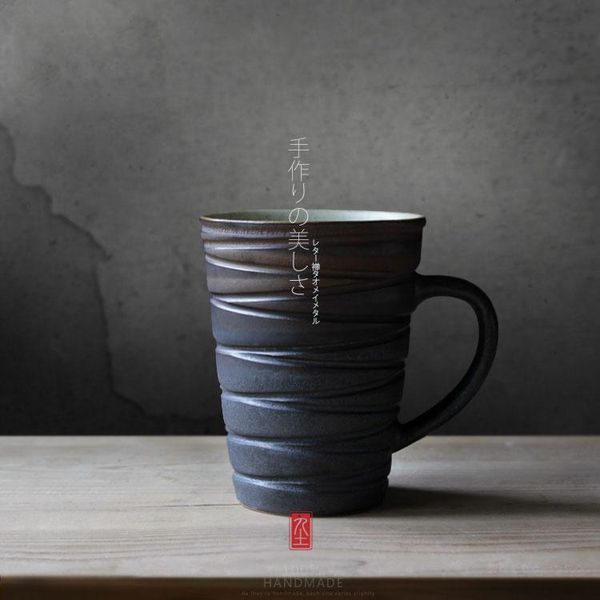 

mugs brand 100% handmade pottery coffee mug with handgrip japan brief style ceramic milk tea cups and creative classic water cup