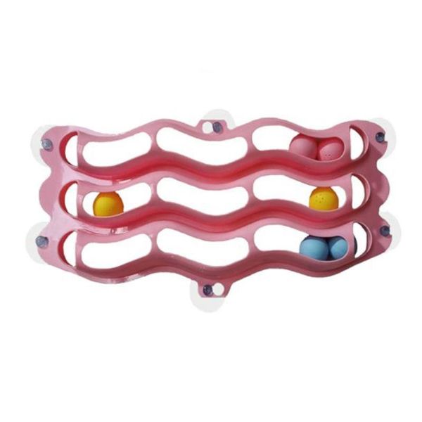 

cat beds & furniture interactive toys three-layer suction cup track ball funny educational toy window adsorption glass sucker pet