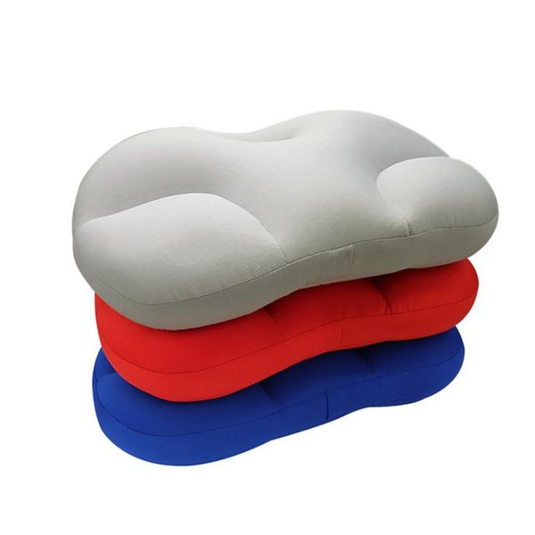 

pillow 3d cloud with pillowcase all-round ergonomic pillows soft neck support egg groove design sleep