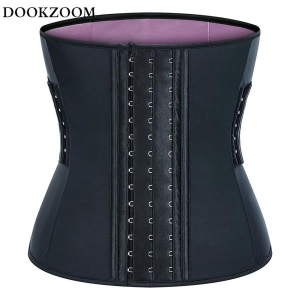 

latex waist trainer slimming underwear cincher belt modeling strap shapewear women body shaper corset belly belts women's shapers, Black;white