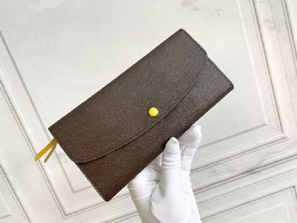 

fashion flowers designer wallets luxurys men women leather bags classic letters key coin purse original box plaid card holder m60136-1, Red;black