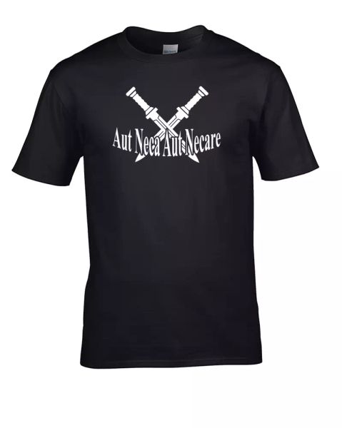 

Aut Neca Aut Necare - Kill Or Be Killed - Men's T-Shirt, White;black