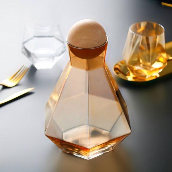 

wine glasses creative colorful glass cup diamond shape whiskey brandy beer bar el party drinking ware home decor accessories