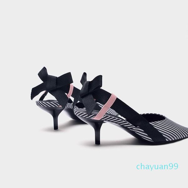 

2021 shoes summer sandals shallow sharp high-heeled fashion, Black