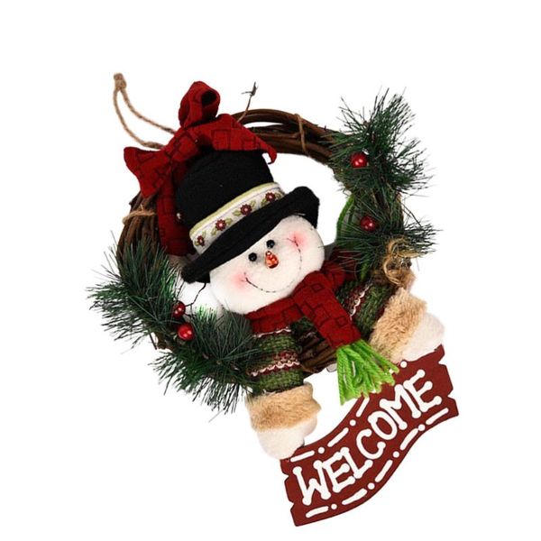 

1pc hanging decor creative christmas exquisite door for home party decorative flowers & wreaths