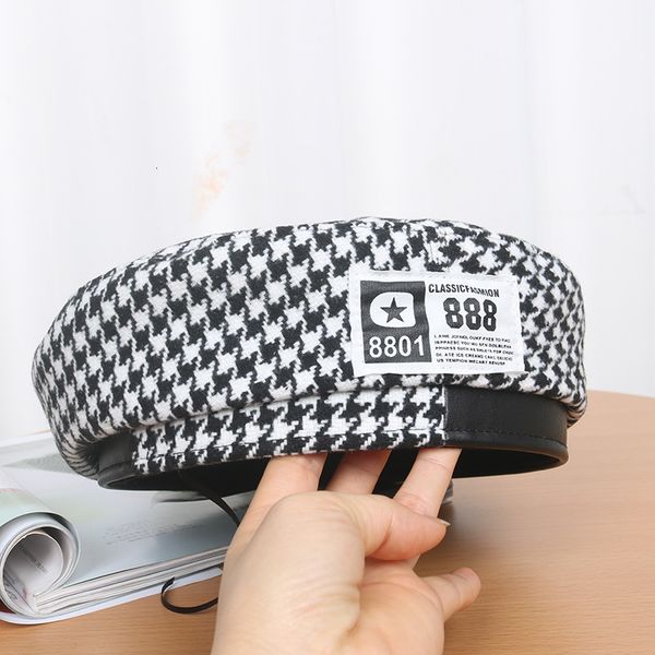 

2022 beret women's elegant painter's european style bud versatile pumpkin hat, Yellow