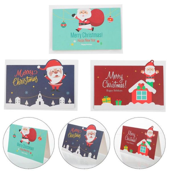 

greeting cards pcs christmas santa creative for festivals beautiful