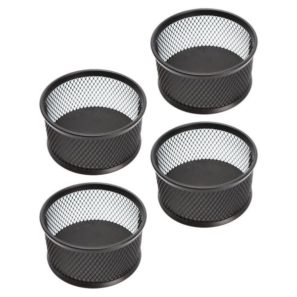 

waste bins 4pcs mesh paper clip holder home office school storage container