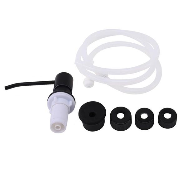 

liquid soap dispenser 1set stainless steel sink lotion pump extension tube and kit