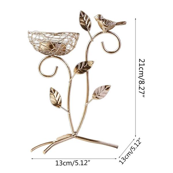 

candle holders wrought iron golden bird aroma holder hand forged romantic decoration for