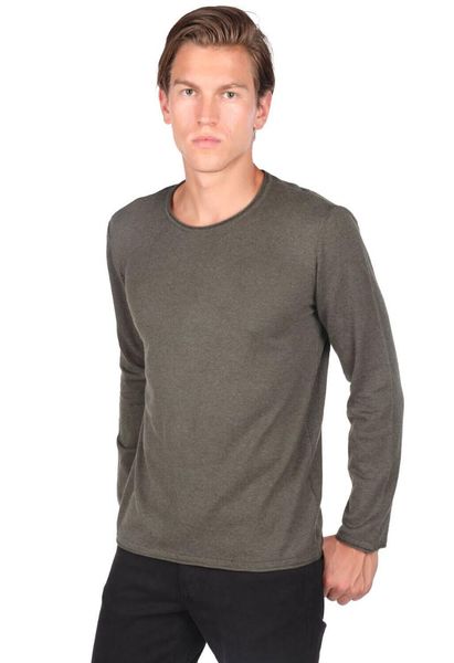 

men's sweaters khaki thin men 's bike collar knitwear sweater, White;black