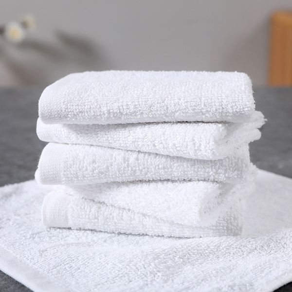 

handkerchiefwhite daily gift simple white disposable absorbent small square towel can be formulated, Blue;white